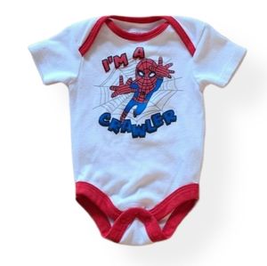 Marvel Superman "I'm a crawler" bodysuit/onesie